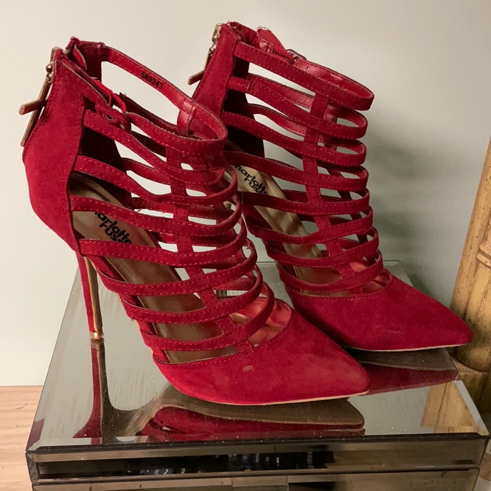 red high heels